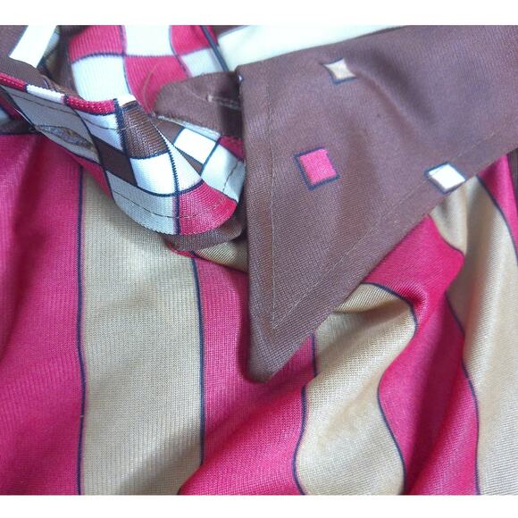 Vintage Kings Road Designer Collection Psychedelic Dagger Collar Top Shirt XL - Picture 4 of 7